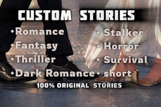 write the custom story based on your ideas