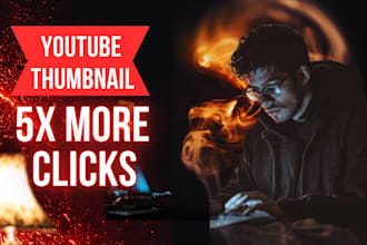 design viral youtube thumbnails with high click through rate