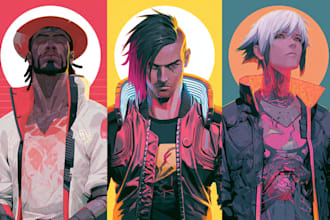 do concept art illustration science fiction city, cyberpunk