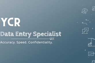 do accurate data entry, excel, sql and database tasks