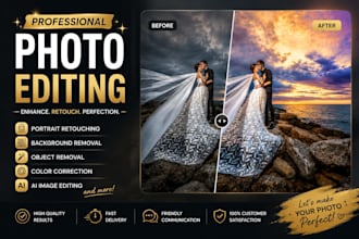 enhance, retouch and improve your photo quality