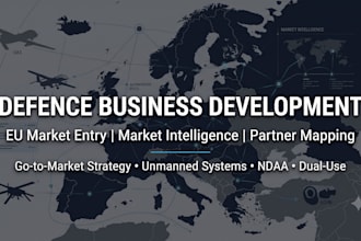 develop your defence business development and market entry strategy