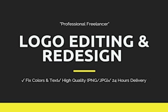 professionally edit, redesign, or modify