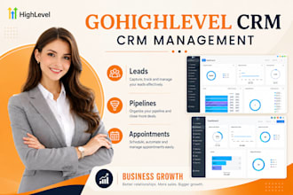gohighlevel CRM leads pipelines and appointments