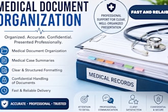 summarize and organize mental documents professionally mental health