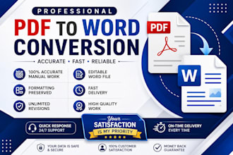 convert PDF to editable word manually