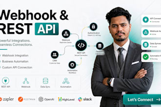 build your api integration and webhook automation