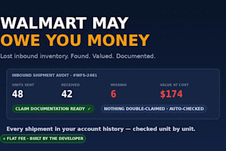 audit your walmart wfs shipments and find money for lost inventory