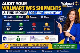 audit your walmart wfs shipments and find money for lost inventory