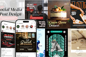 design social media posts instagram and facebook post carousel design