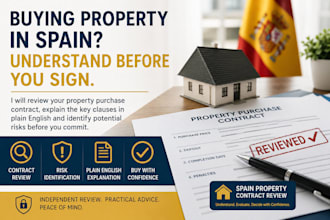 review your spain property purchase contract before you sign