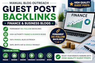 publish finance guest post on high da sites giving authority backlinks