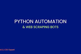 build a custom python web automation bot