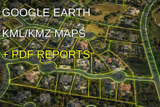 create custom interactive kml kmz map for google earth pro