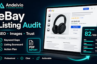 perform an ebay listing performance audit and optimization