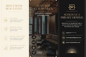 design eyecatching brochures, flyers, and print materials
