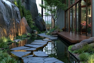 design backyard and front yard landscape