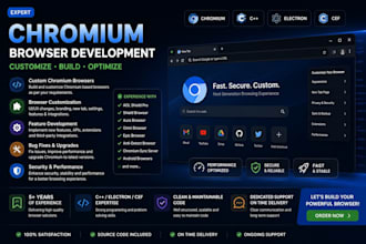develop and customize chromium browser or chrome extension