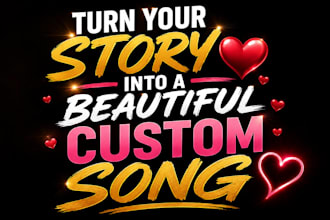 turn your memories into a beautiful custom tribute song