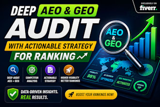 deep ai SEO audit with actionable strategy for ranking