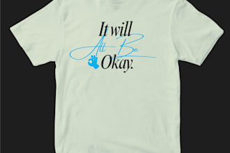design custom graphic t shirt typography or streetwear t shirt design
