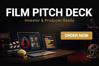 create a cinematic film pitch deck
