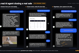 build a whatsapp and messenger ai sales bot for your online store