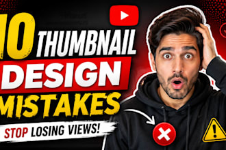 design professional youtube thumbnails, instagram posts
