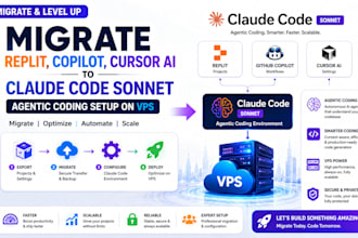 migrate replit copilot cursor ai to claude code sonnet agentic coding setup vps