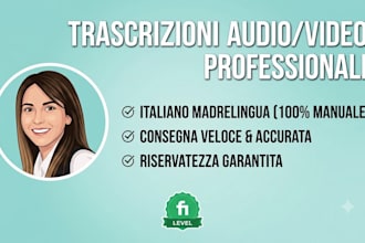 transcribe your italian audio and video files