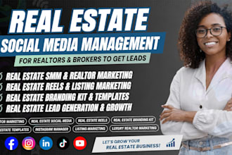 your real estate social media manager and realtor content creator to get leads