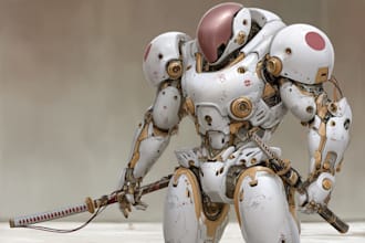 illustrate your mecha, robot and armored characters