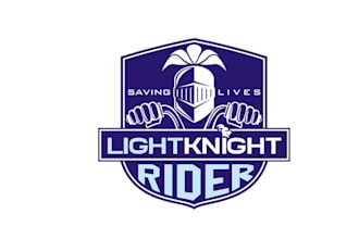 design wonderful light night rider logo