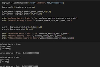 build machine learning and ai models in python