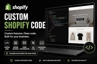 build or customize your shopify store