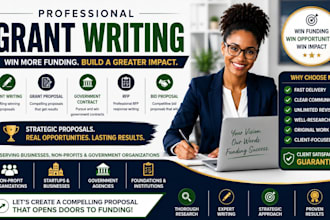 write grant proposal, rfp, government contract, grant writing, bid proposal