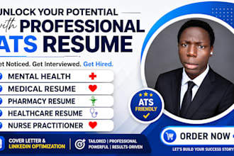 write a healthcare resume, medical resume, doctor resume and pharmacy resume