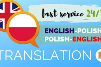 translate any text from eng to pl and from pl to eng