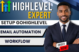 set up gohighlevel email automation, ghl workflows and ghl CRM automation