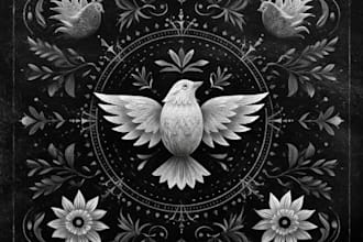 custom chalkboard graphic design and digital chalkboard art