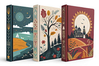 craft unique illustrated book covers for self publishers