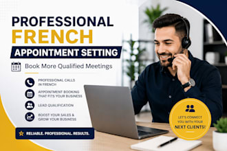 do professional appointment setting in french