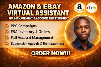 be your amazon virtual assistant fba manager ebay reinstatement amazon fba