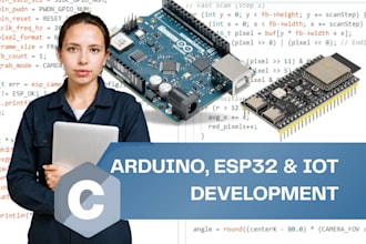 program your arduino or esp32 robotics project