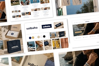 design a premium brand identity with logo and packaging