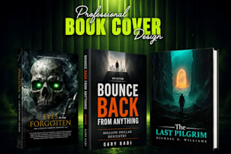 do professional  book cover design, ebook, kindle cover design, kdp design