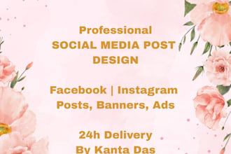 design professional facebook and instagram post banner