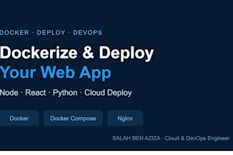 dockerize and deploy your application