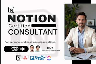 custom notion workspace, dashboard, template and notion consultation