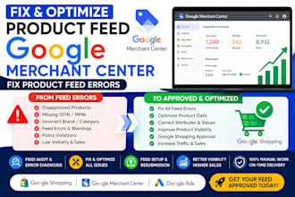 fix and optimize product feed google merchant center fix product feed errors